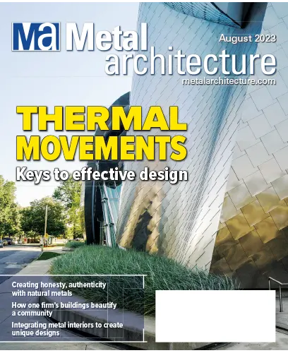 Metal Architecture – August 2023 Download PDF