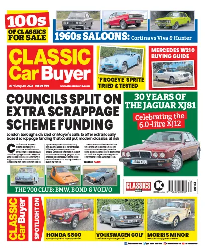 Classic Car Buyer Issue 700 23rd August 2023