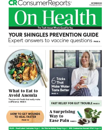 Consumer Reports on Health Volume 35 Issue 9 September 2023