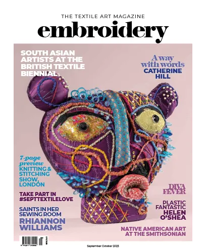 Embroidery Magazine September October 2023