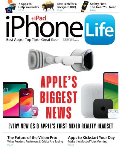 iPhone Life Magazine Vol. 15 No. 03 Fall 2023