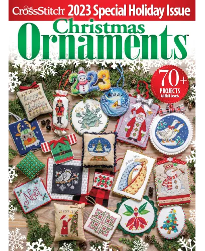 Just CrossStitch Christmas Ornaments 2023