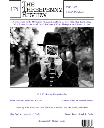 The Threepenny Review Fall 2023
