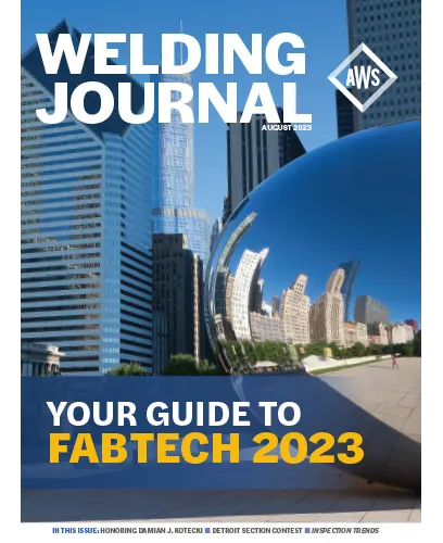 Welding Journal August 2023