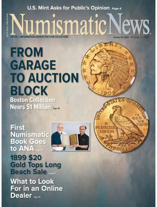 Numismatic News – October 10, 2023 Download PDF