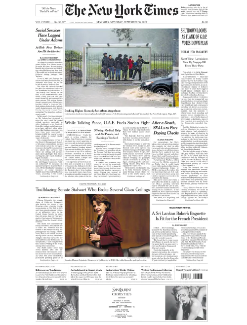The New York Times – 30 September 2023 Download PDF