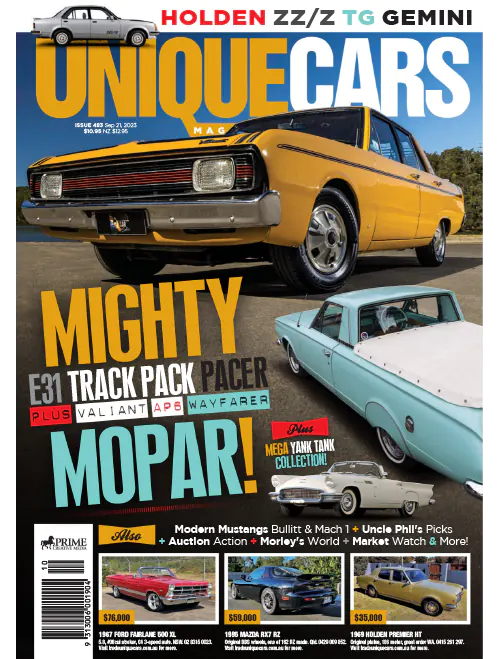 Unique Cars Australia – Issue 483, September 21, 2023 Download PDF