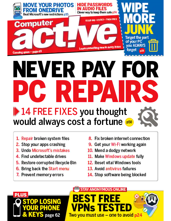 Computeractive – Issue 669, 25 October / 7 November 2023 Download PDF
