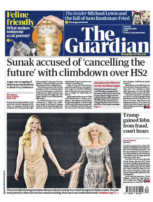 The Guardian 3 October 2023