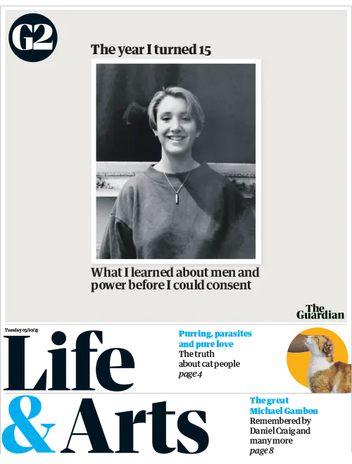 The Guardian G2 Life Arts 3 October 2023