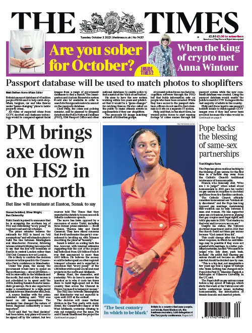 The Times 3 October 2023