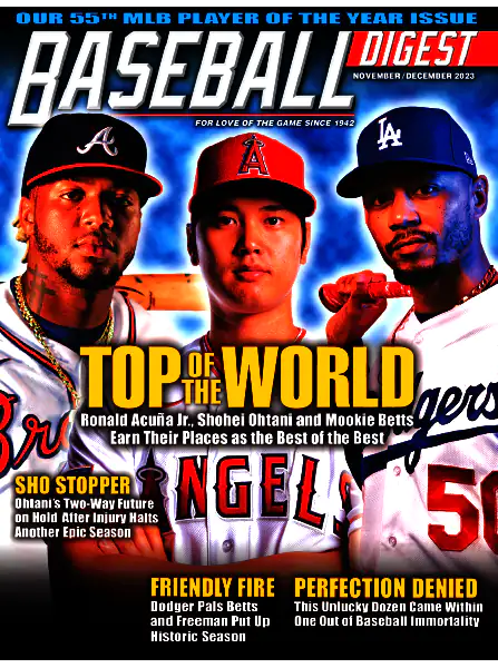Baseball Digest November December 2023