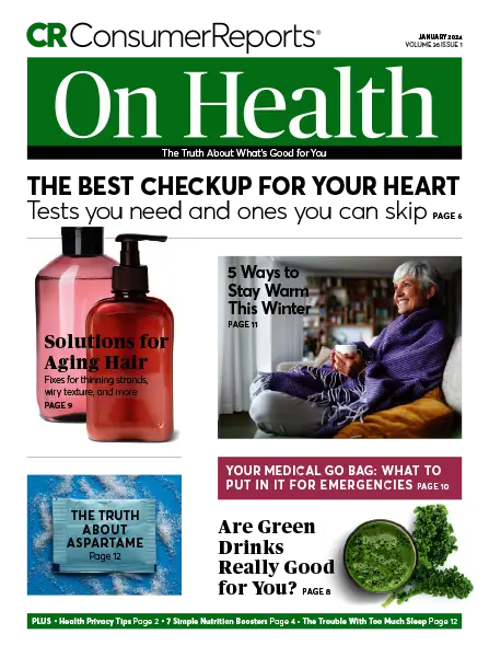 Consumer Reports on Health Volume 36 Issue 1, January 2024