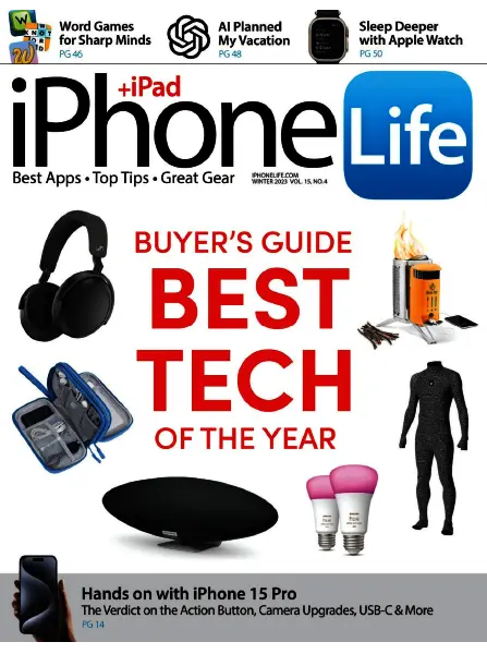iPhone Life Magazine Vol. 15 No. 04, Winter 2023