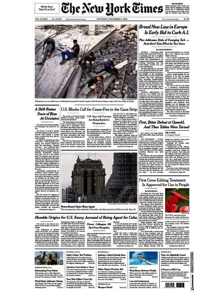 The New York Times 09 December 2023