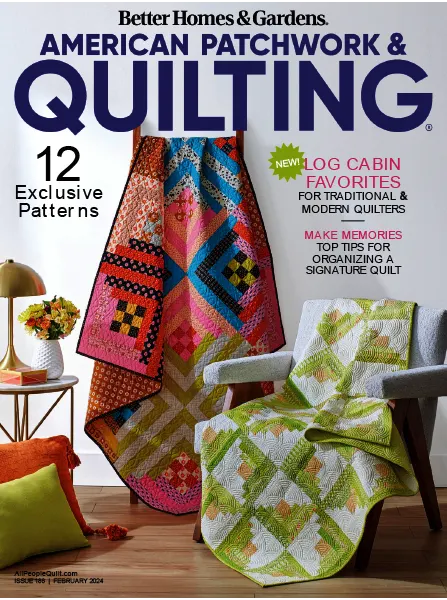 American Patchwork Quilting Issue 186 February 2024