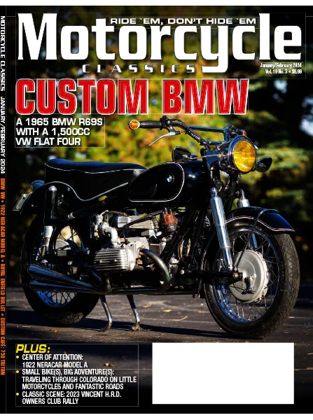 motorcycle classics vol. 19 no. 3 january february 2024