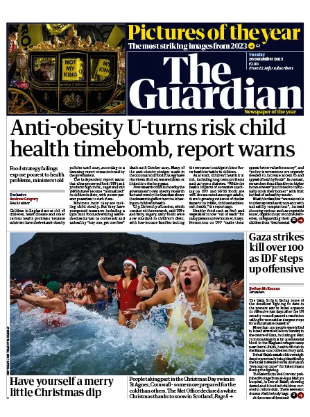 the guardian 26 december 2023