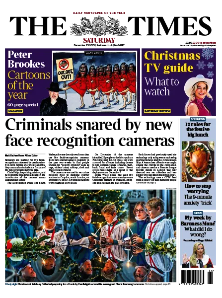 the times 23 december 2023