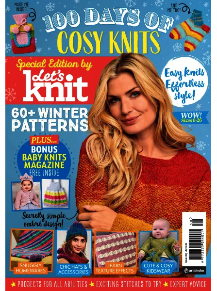 100 days of craft cosy knits issue 30 2024