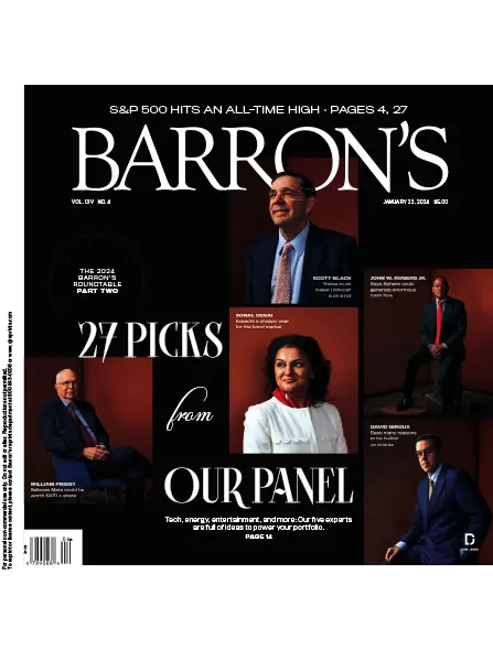 Barron’s – January 22, 2024 Download PDF