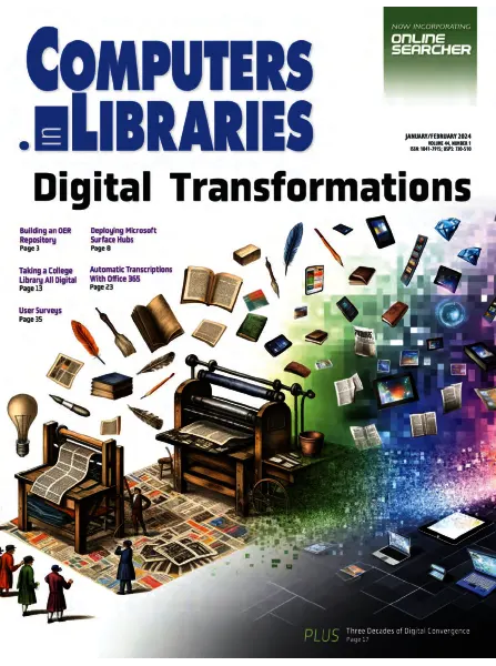 Computers in Libraries – January/February 2024 Download PDF