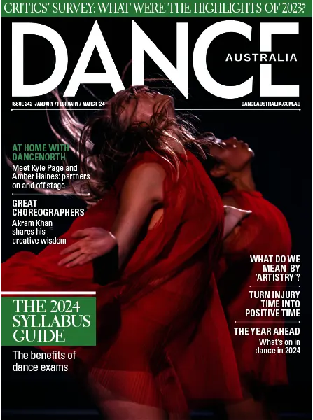 Dance Australia January February March 2024   Dance Australia January February March 2024.webp