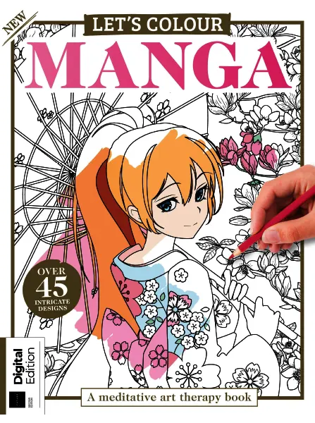 Lets Colour Manga 2nd Edition 2024