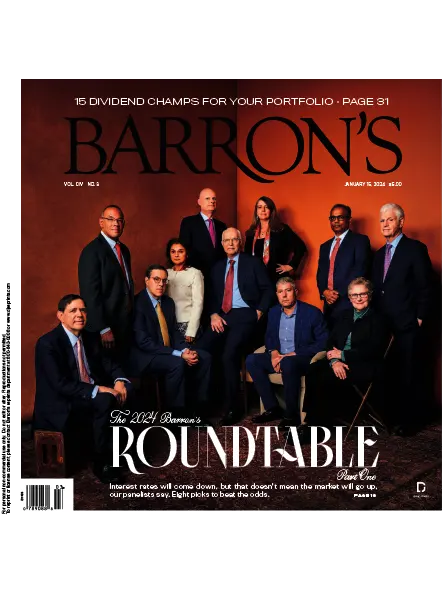 Barrons Magazine January 15 2024