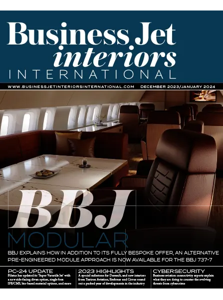 Business Jet Interiors International – December 2023/January 2024 Download PDF