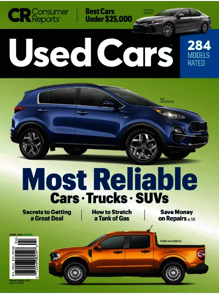 Consumer Reports Used Cars April 2024