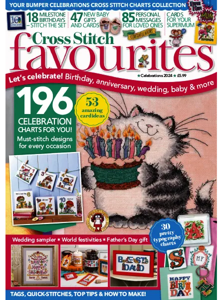 Cross Stitch Favourites Issue 36 Celebrations 2024