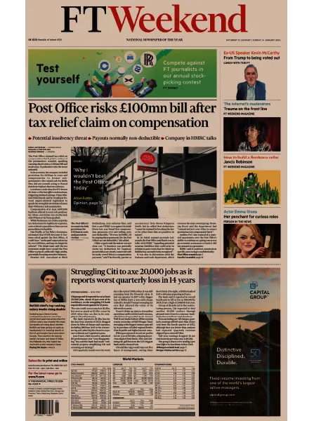 Financial Times UK 13 January 2024