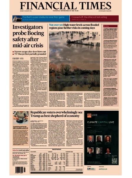 financial times uk 8 january 2024