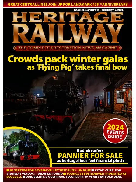 Heritage Railway Issue 315 January 19 2024