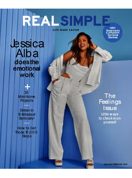 Real Simple January February 2024
