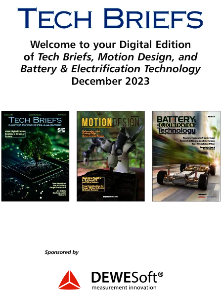 tech briefs magazine december 2023