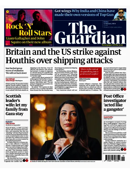 the guardian 12 january 2024