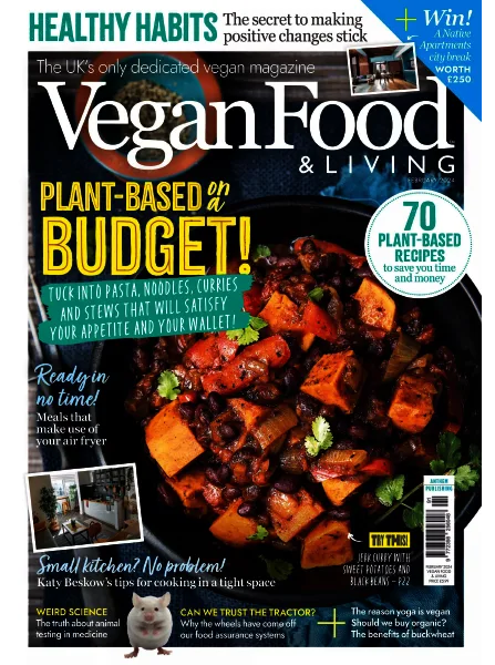 vegan food living february 2024