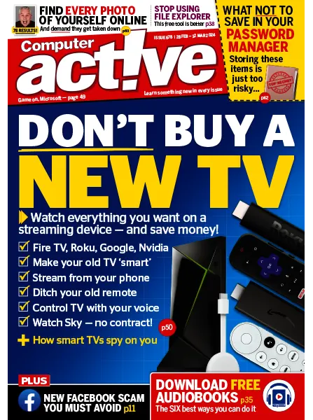 Computeractive – Issue 678, 28 February / 12 March 2024 Download PDF