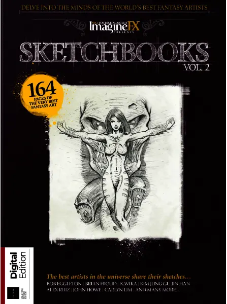 ImagineFX Presents Sketchbook Vol 2 5th Revised Edition 2024