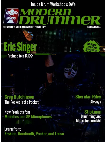 Modern Drummer Magazine February 2024