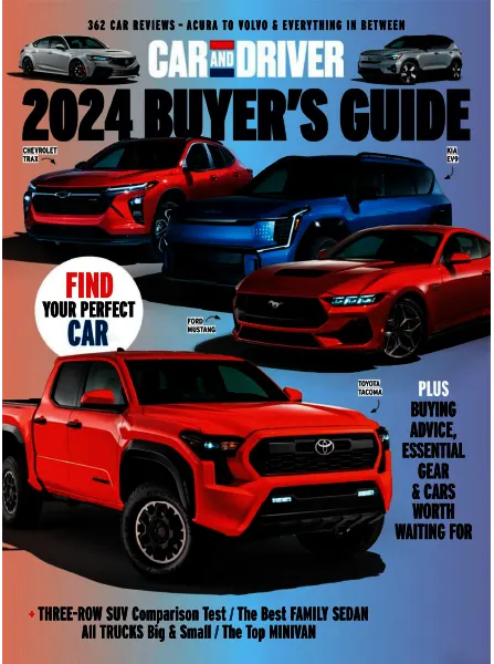 Car and Driver USA 2024 Buyers Guide