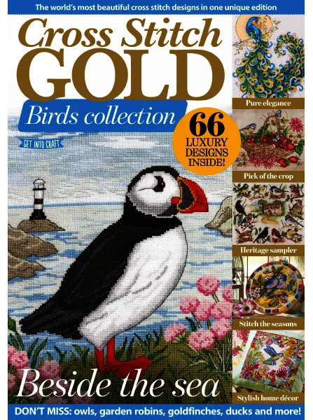 Cross Stitch Gold Birds Collection 2024