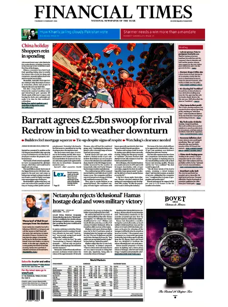 Financial Times UK 8 February 2024