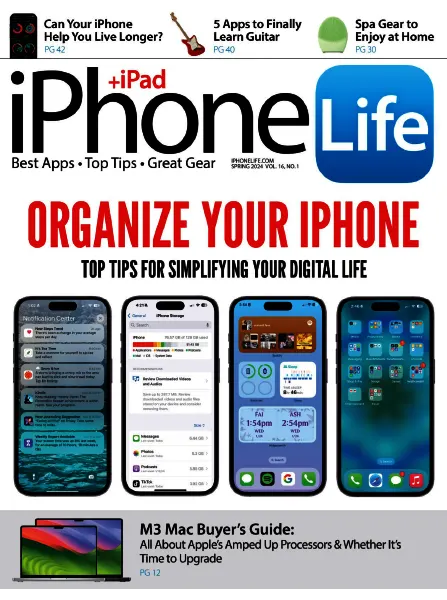 iPhone Life Magazine – Spring 2024 Download PDF