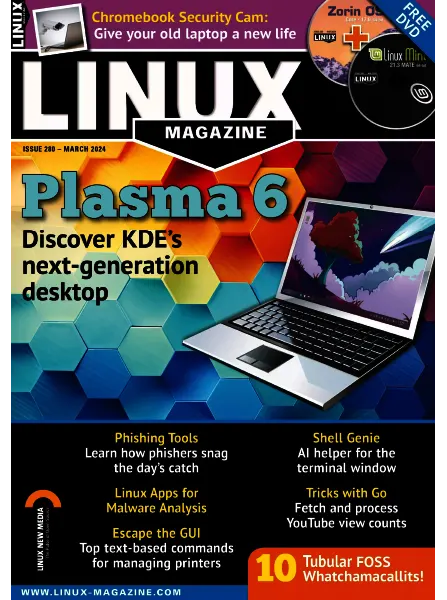 Linux Magazine USA Issue 280 March 2024