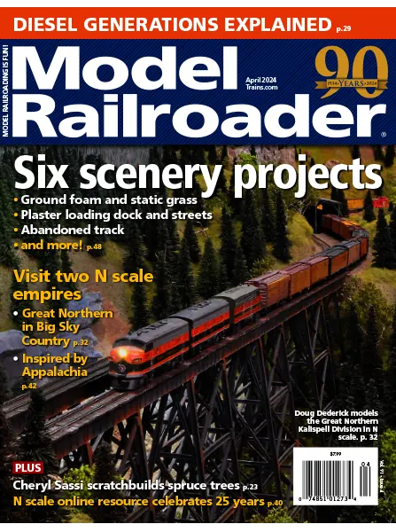 Model Railroader April 2024