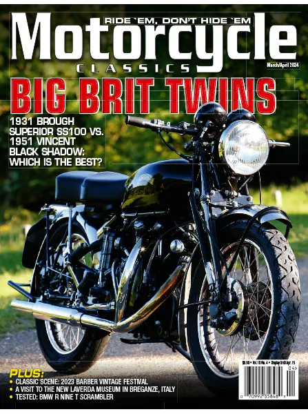 Motorcycle Classics March April 2024