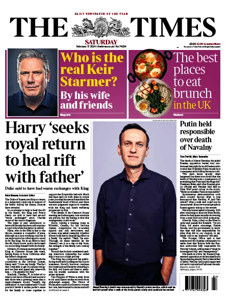 The Times 17 February 2024